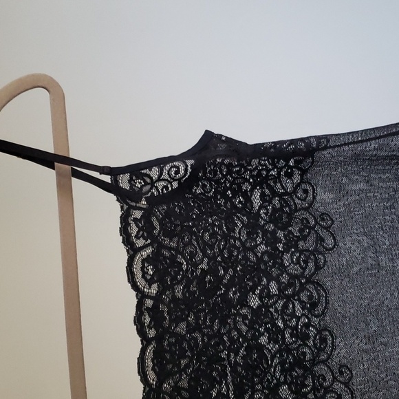 COMMANDO black lace transparent tank top small medium - Picture 1 of 8